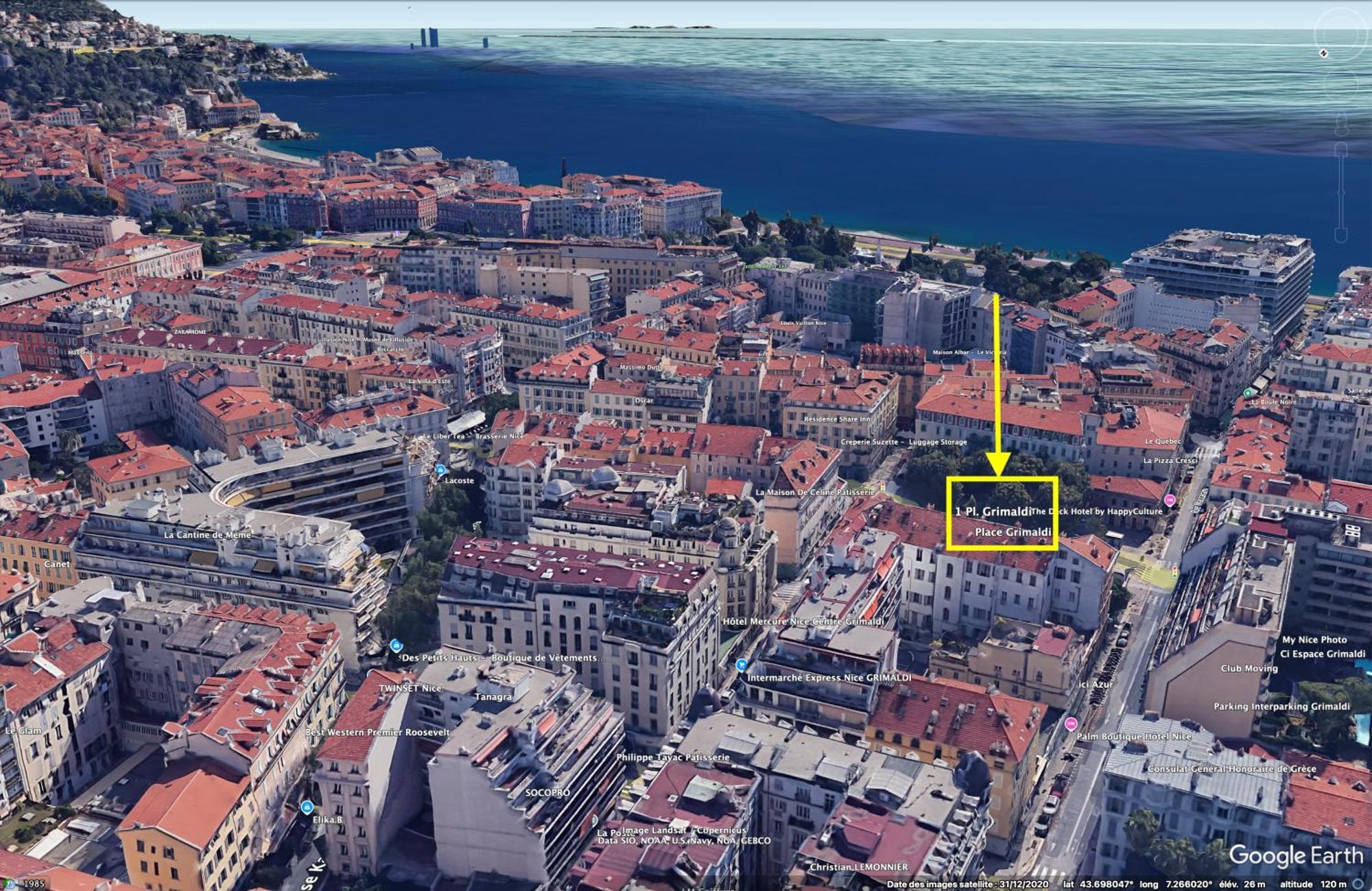 Appartamento New! Remodeled In The Heart Of Nice, 3 Min, 2br, Ac, Elevator, Amazing Little Terrace, Location! Nizza